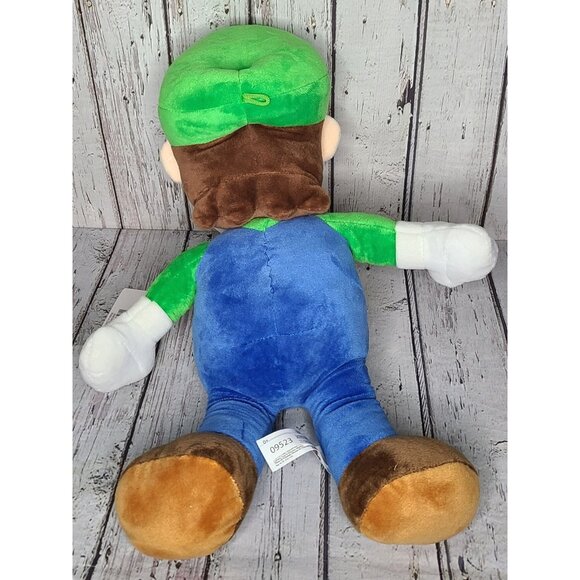 Super Mario Luigi Plush 18” Large Stuffed Toy Nintendo Character Collectible - Picture 2 of 3